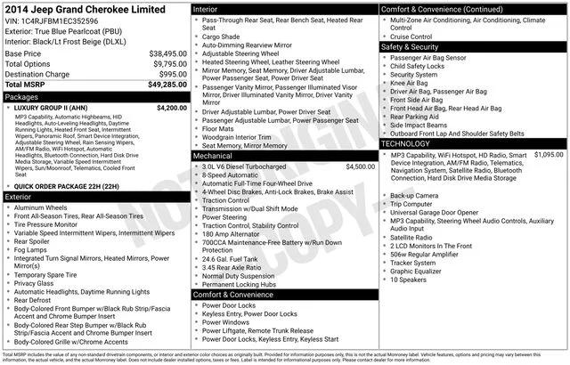 jeep grand cherokee 2014 1C4RJFBM1EC352596 image jeep grand cherokee 2014 1C4RJFBM1EC352596 image